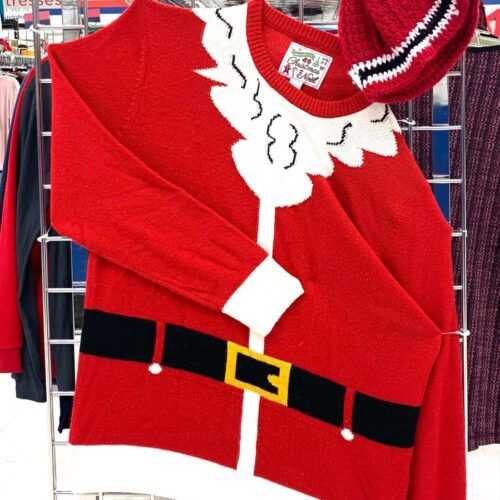 Pull de la tenue du Père Noël