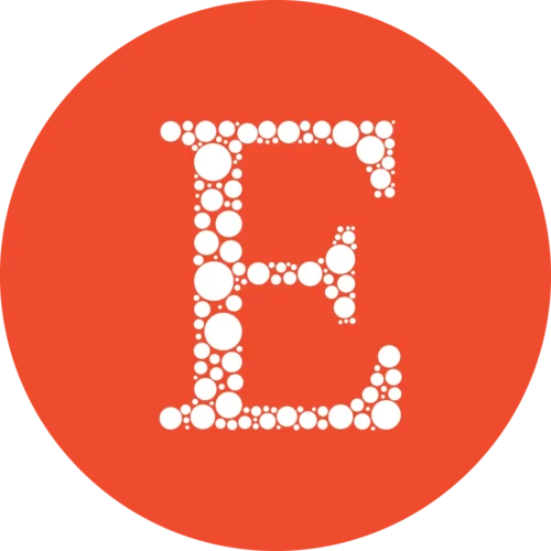 Empowered icon circular red